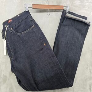 Imogene + Willie Barton Indigo Rigid Mens 36 Blue Selvage Denim Kaihara Jeans